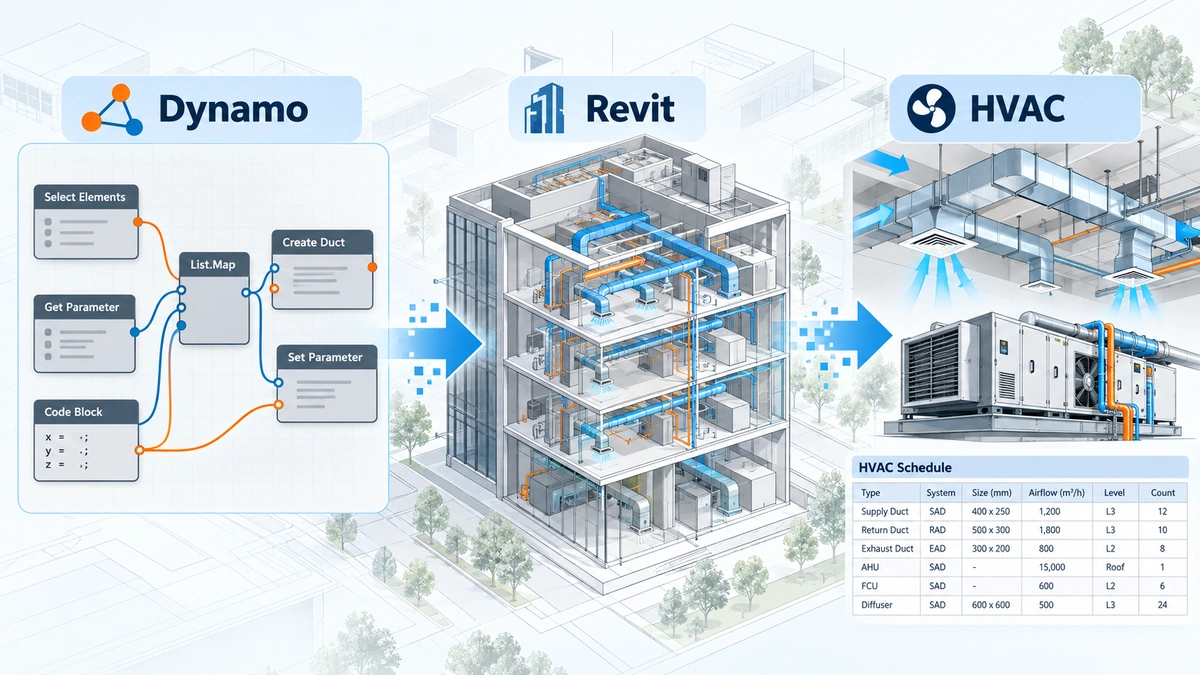 Dynamo là gì? Ứng dụng Dynamo trong Revit và HVAC